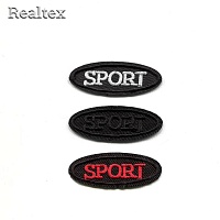 Термоаппликации Realtex S-0683 "SPORT" цв.черный
