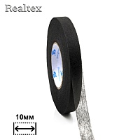  Паутинка  10мм Realtex (64м) цв.черный 