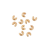 Кримп "Zlatka" FMK-X01 покрывной 4*2,5мм цв.02 золото