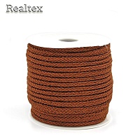  Шнур мебельный плетеный Realtex 6мм DG цв.коричневый