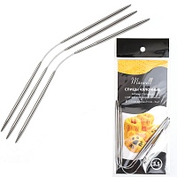 Спицы носочные гибкие с металлическим тросиком Maxwell d=3,5мм 21см 
