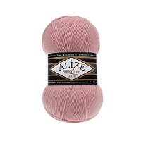 Пряжа Alize "Super Lana Klasik" (100гр) цв.363 нежная роза