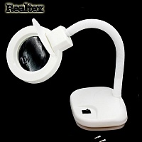 Лупа Реалтекс для рукоделия настольная с подсветкой 