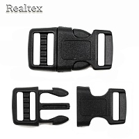 Защелка-трезубец 15мм Реалтекс (ацеталь) (50шт) цв.черный 