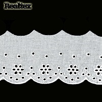 Шитье 90мм TBY 6298E  х/б цв.01 белый 