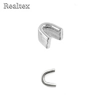 Ограничитель Realtex верхний для молний витых Т.5 (50гр) цв.никель 