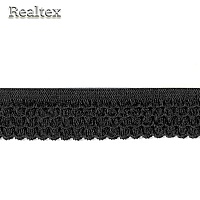  Резинка бельевая  Realtex 25мм 9122-25 цв.черный