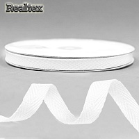 Тесьма киперная 10мм TBY.10F101 2г/м цв.F101 белый 