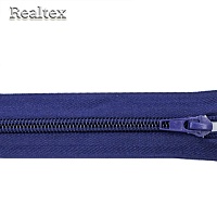 Молния витая  Реалтекс Т.7  60см 1замок разъемная цв.330 темно-синий