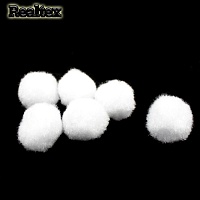 Помпоны  Реалтекс для рукоделия 30мм цв.белый 