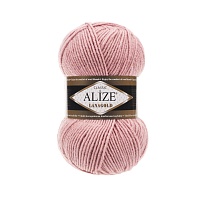 Пряжа Alize "Lana Gold" (100гр) цв.161 пудра