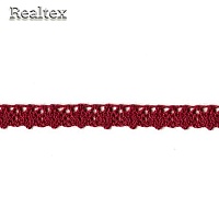 Кружево вязаное  12мм 12.01.057 цв.17 бордо