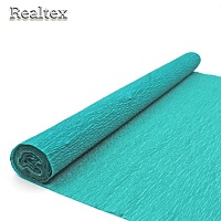 Бумага "креп" для декора Реалтекс цв.15 зеленая бирюза