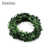  Реалтекс F Лента-листья на проволоке 7,5м цв.зеленый