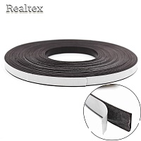 Магнитный винил Realtex с клеевым слоем толщ.1,5мм дл.30,5м ш.1,3см 