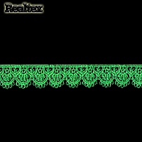 Кружево  гипюр  Realtex  18мм LF-190/CS091 цв.430 зелёная трава