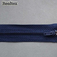 Молния витая х/б Т.3 50см цв.318 т.синий