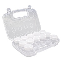 Контейнер для мелочей 21835 с 12 баночками 