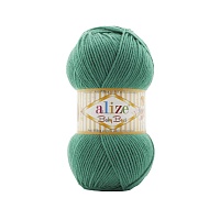 Пряжа Alize "Baby Best" (100гр) цв.623 тропический зеленый