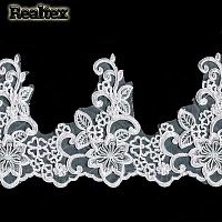 Кружево  свадебное Реалтекс 150мм 40233 цв.белый