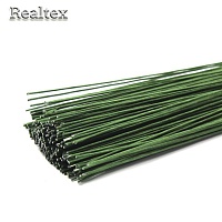 Проволока для флористики RS в бумажной оплетке d-1,1мм (1кг)  цв.зеленый