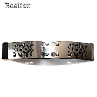 Ремень женский CBT-3012 цв.серебро/черный 