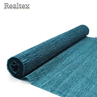 Бумага "креп" для декора Реалтекс цв.16 темная бирюза