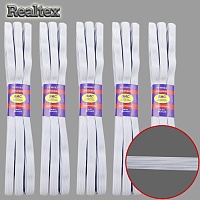 Резинка-вздержка прочная  10мм PP 37 вязанная (5шт*10м) цв.белый