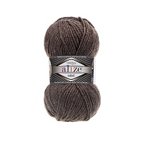 Пряжа Alize "Super Lana Midi" (100гр) цв.240 светло-коричневый меланж