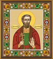 Набор для вышивания бисером НС Д 6107 "Святой Мученик Валерий"
