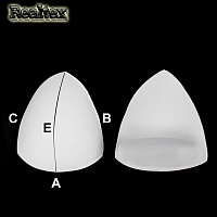 Чашечки Реалтекс корсетные R213 с эффектом push-up разм. №XL (10пар) цв.белый