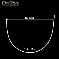 Косточки корсажные Realtex №38С металл крашенный (31,1х15,4см) (10пар)