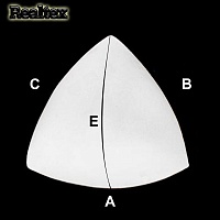 Чашечки Realtex корсетные R212 разм. №14 (10пар) цв.белый