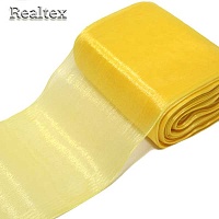 Лента капроновая 110мм с3503г17 цв.02 желтый