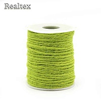 Шнур льняной для рукоделия Реалтекс 2мм цв.салатовый