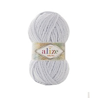 Пряжа Alize "Softy Plus" (100гр) цв.500 светло-серый 