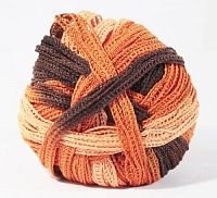 Пряжа "Оливия" (0,5кг) цв.0316 персик/терракот/коричневый