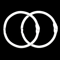 Кольца для альбомов 35мм 5AS-105 цв.белый