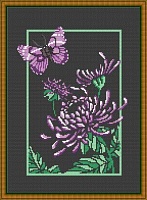 Набор для вышивания Орннамент ЯМ-001 "Хризантема" 