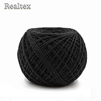 Шпагат хлопчатобумажный ШХ6 1,6мм (200м) цв.01 черный