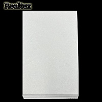 Фоамиран глиттерный Realtex 2мм цв.18 белый