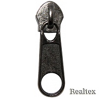 Бегунок Т.3 без фиксатора для метражной витой молнии цв.322 черный