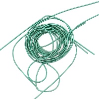 Канитель гладкая 1мм матовая КМ006НН1 (5гр) цв.зелёный