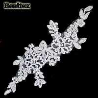 Лейсы пришивные  Realtex TJ-40127 цв.белый