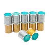 Люрекс 0212-3303 (12шт*100м) цв.золото/серебро