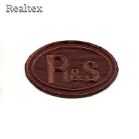  Термоаппликации Реалтекс 2718 "R & S" цв.коричневый