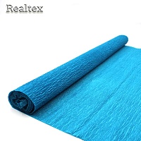 Бумага "креп" для декора Реалтекс цв.14 морская волна