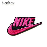  Термоаппликации Realtex RT-188 "NIKE" цв.розовый/черный