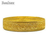 Тесьма церковная  Realtex 25мм R-03 цв.золото