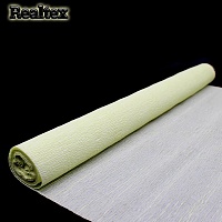 Бумага "креп" для декора Реалтекс цв.30 бледно-лимонный 